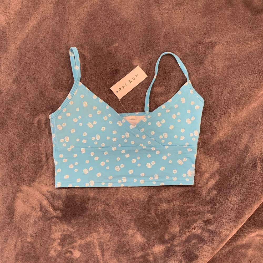 Pacsun Floral Crop Top